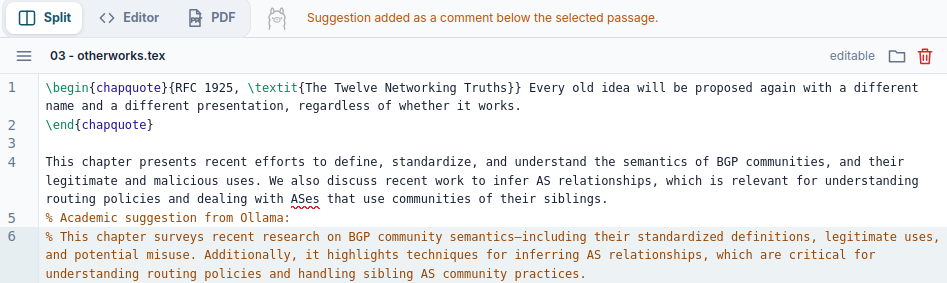 Review before applying